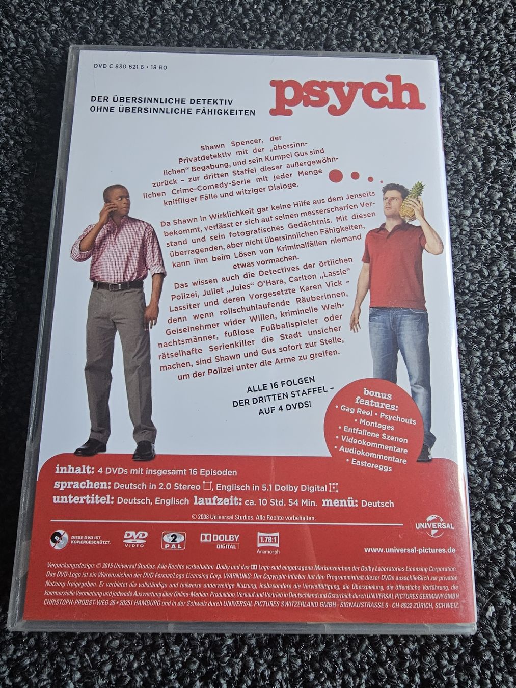 Tutti i DVDs: Psych - Staffel 3  – Usato da Ruswil venduto da jan_bxl5 1
