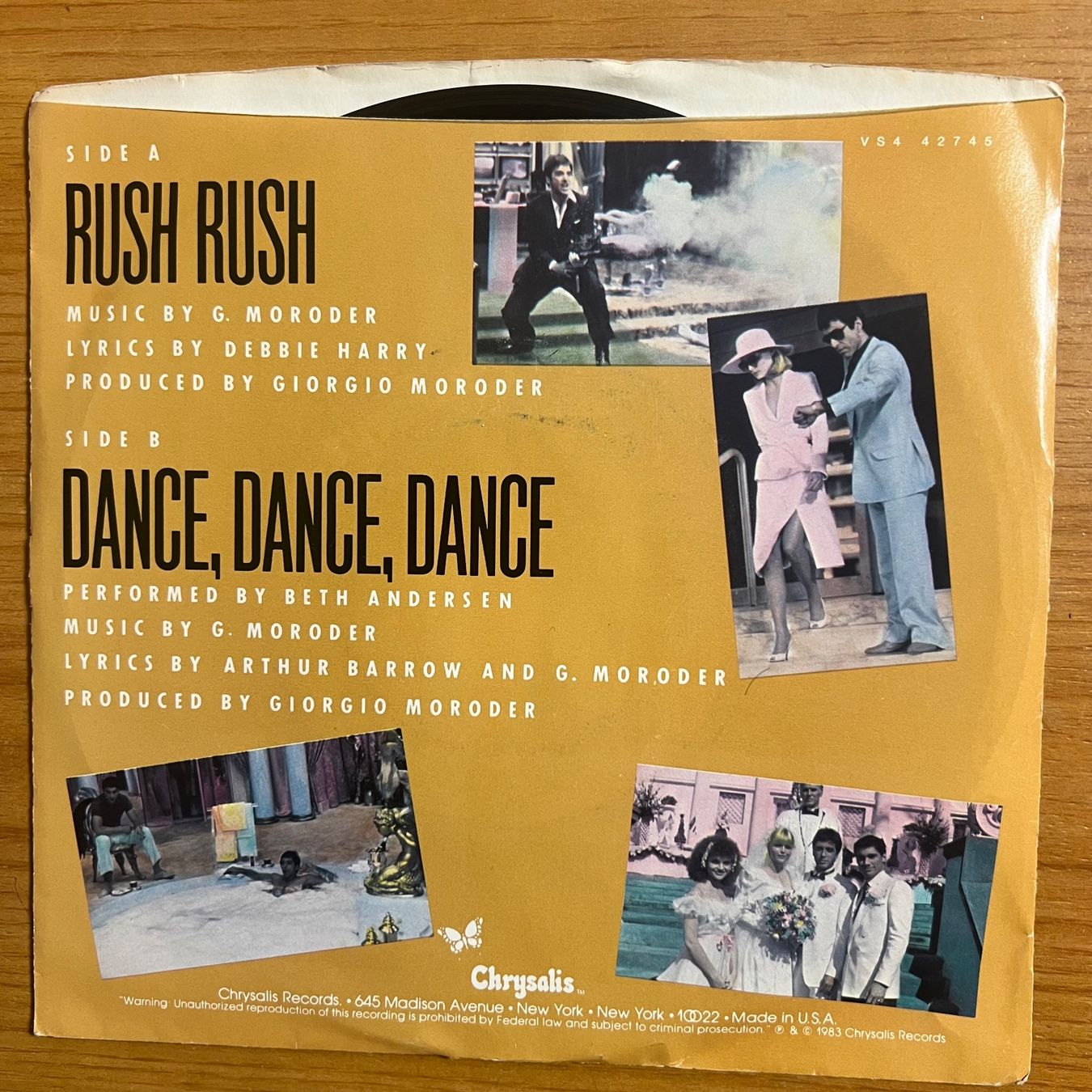 Vinyles: Debbie Harry - Rush, Rush / 1. US-Press. 1983 - Very nice – D'occasion à Gais par soundcave57 1
