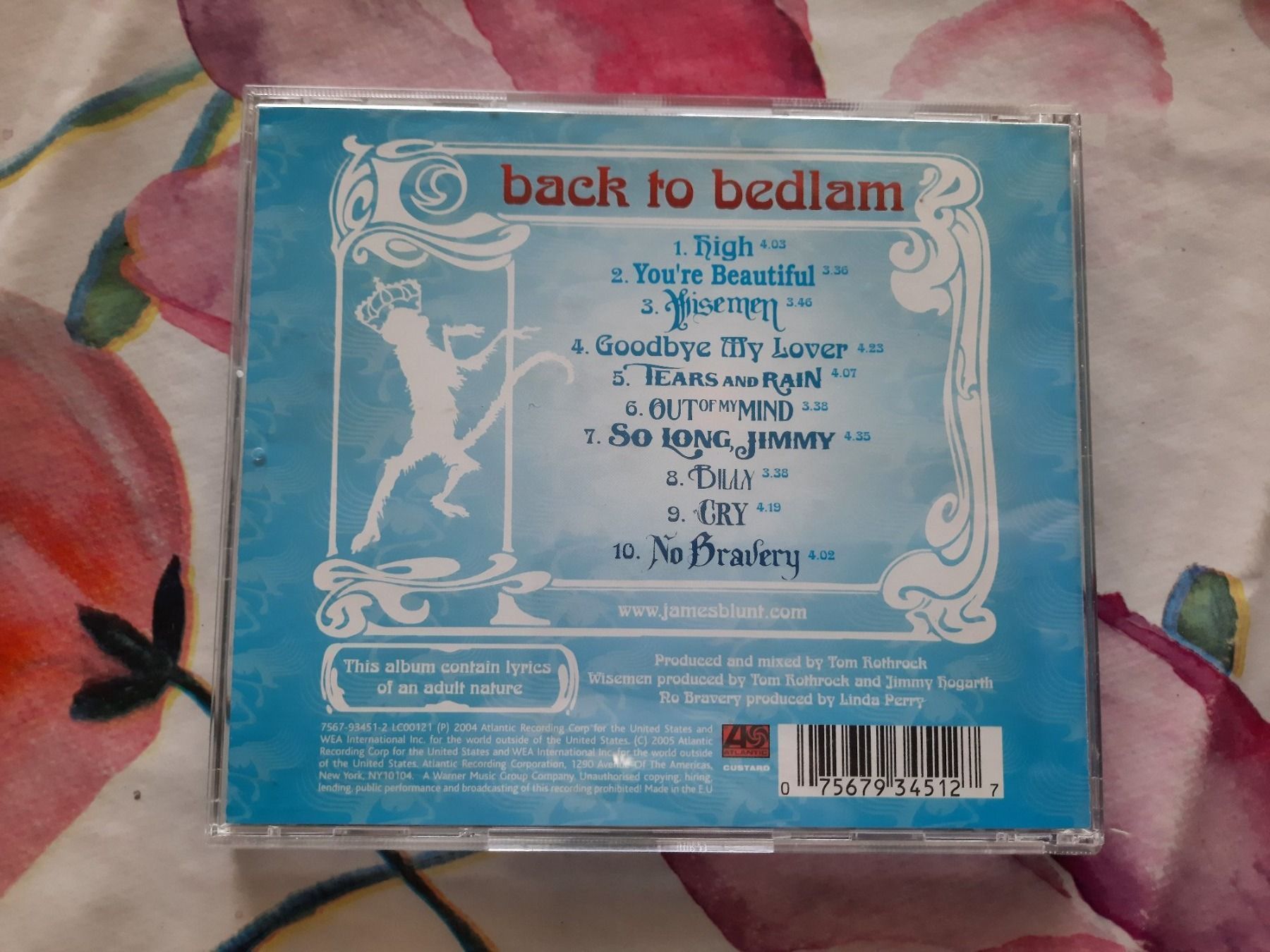 CD: CD James Blunt - Back to bedlam – Usato da Pully venduto da bro_n52j 1