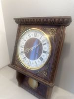 Vintage Pendel-Wanduhr „GENFA“ – West Germany – mechanisch