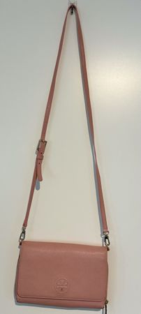 Pink Tory Burch Crossbody Bag Wallet