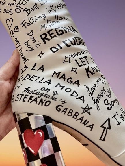 Dolce & Gabbana Scarpe da donna: DOLCE& GABBANA LEDERSTIEFEL - LIMITIERTE AUFLAGE – Usato da Zurich venduto da MX1000 2