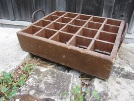 Antiker Schützengarten Holzharass