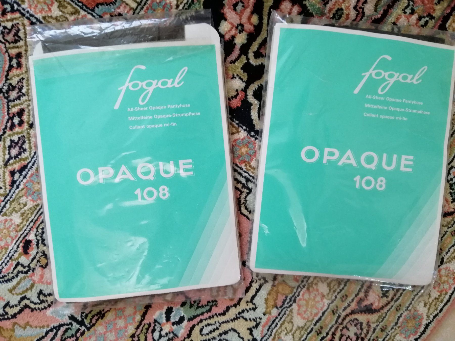 Fogal Strümpfe & Strumpfhosen: Fogal Strumpfhosen (2Paar) – Neu und originalverpackt aus Rheinfelden von Cleopatra2000