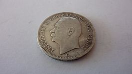 Silbermünze aus Baden : 3 Mark Friedrich II Grossherzog 1909