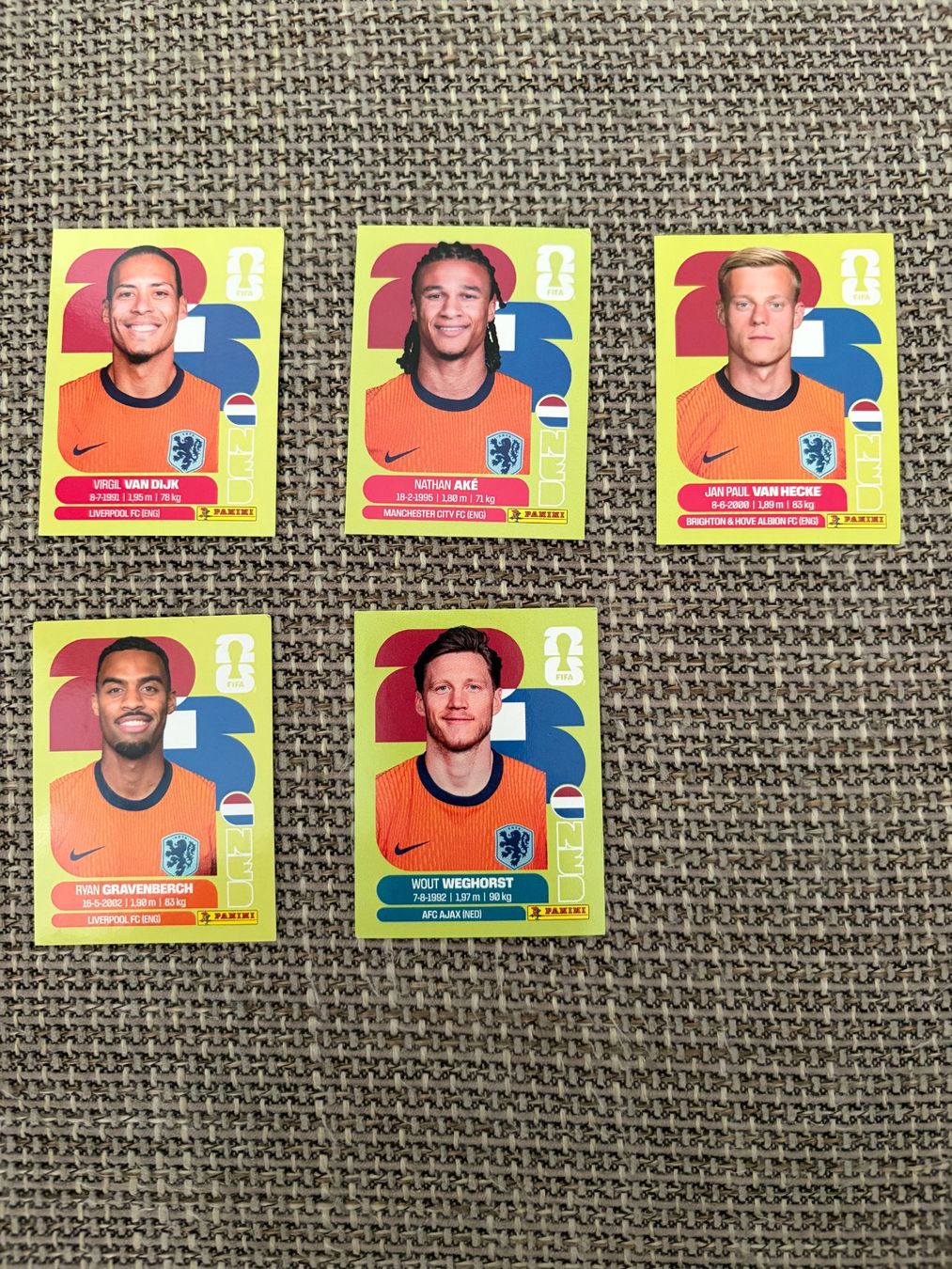 Panini Carte collezionabili: FIFA WM 2026 Panini NED 3 / 7 / 9 / 11 / 19 – Usato da Egg b. Zürich venduto da pie_9jrw