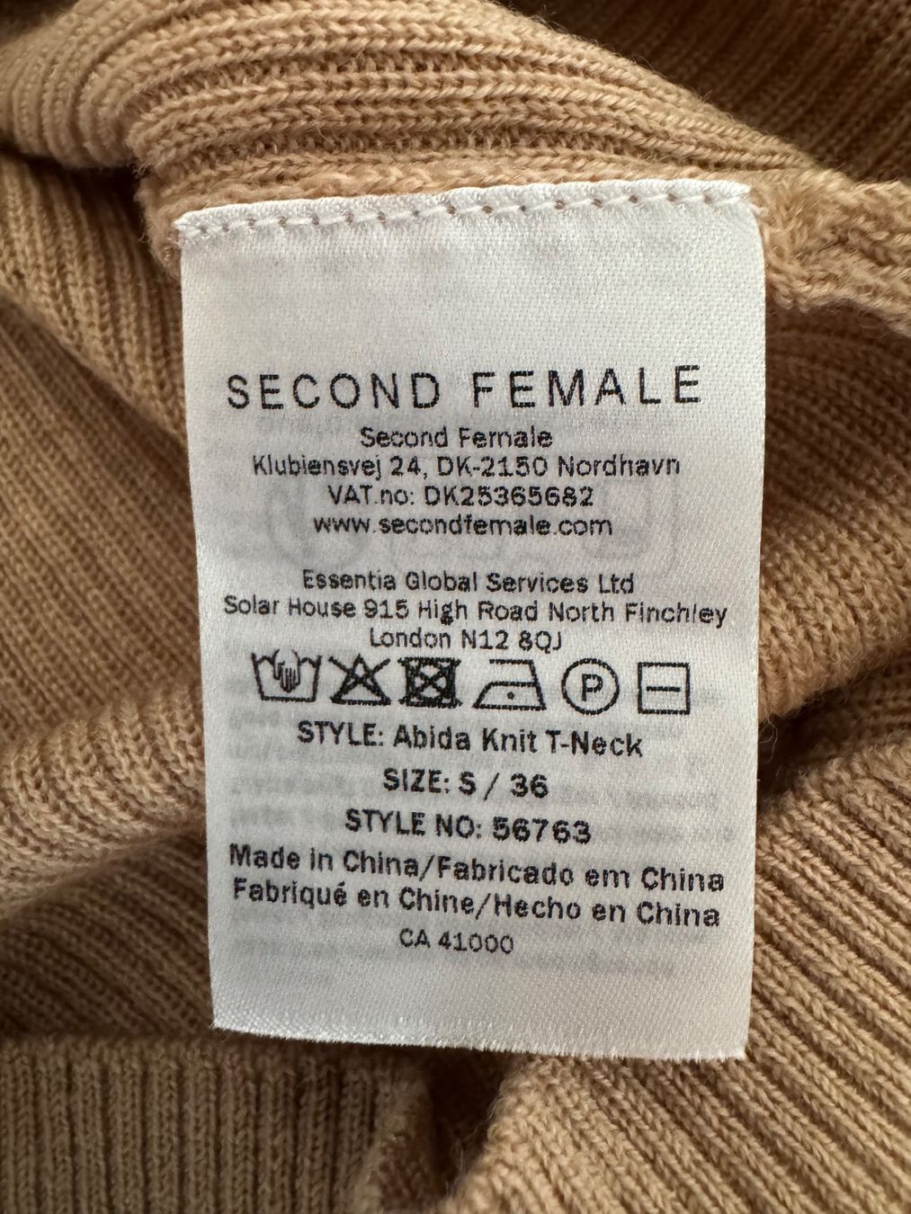 Maglioni & Felpe: Woll-Rollkragenpullover mit Reissverschluss Second Female – Usato da Zürich venduto da gaw_kp6c 3