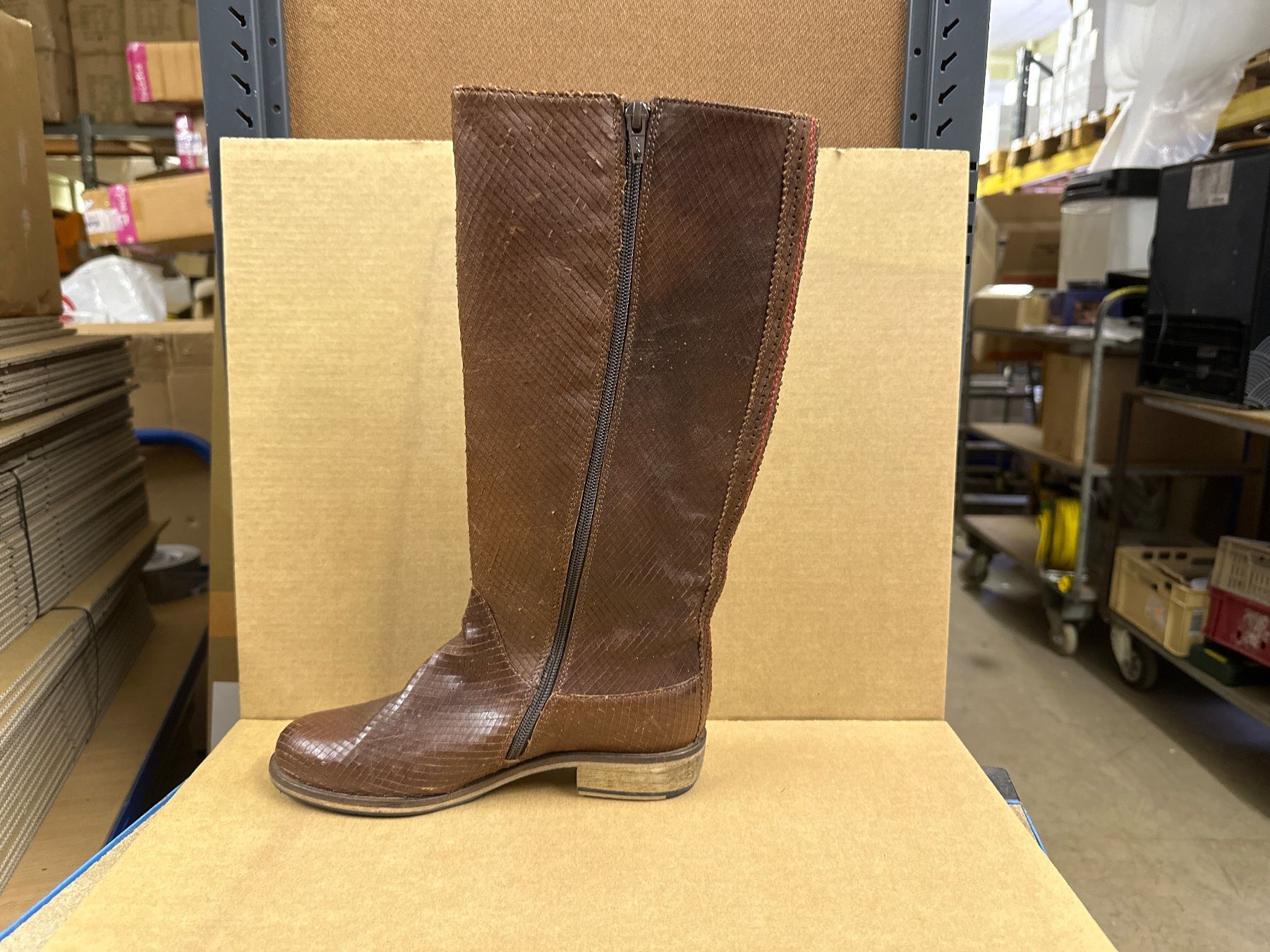 Scarpe da donna: neuer Stiefel braun Grösse 37 – Nuovo e nell'imballaggio originale da Necker venduto da liq24 3