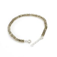 Armband Silber 925 & Rauchquarz (ARM06)