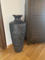 Grosse Bodenvase schwarz  