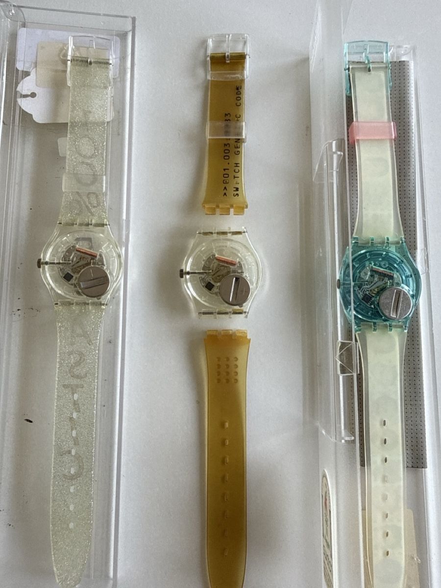 Swatch Montres: 3 x Swatch - 100% Plastic / Genetic Code / Sweet Baby  – Neuf (Voir description) à Wallbach par Nenex 6