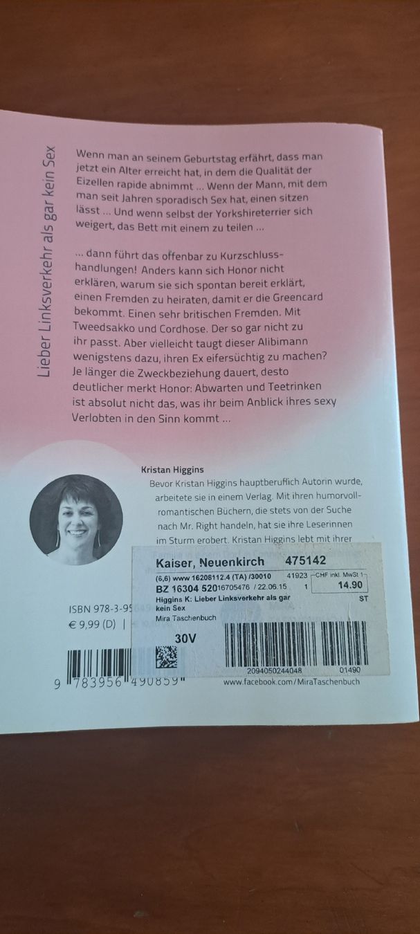 Libri: Roman von Kristan Higgins – Usato da Neuenkirch venduto da domsalat7 1