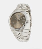 U.S. Polo Assn. Herren Uhr Datum Silberfarben Top Zustand