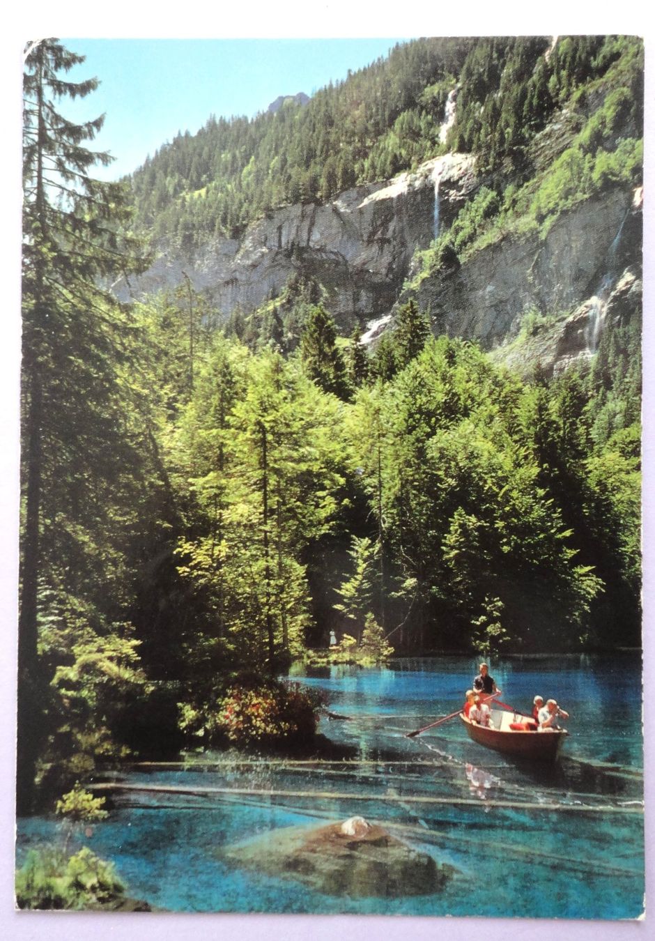 Cartoline postali: Blausee - Lac Bleu, B.O. – Difettoso da Fétigny venduto da Billy2miny