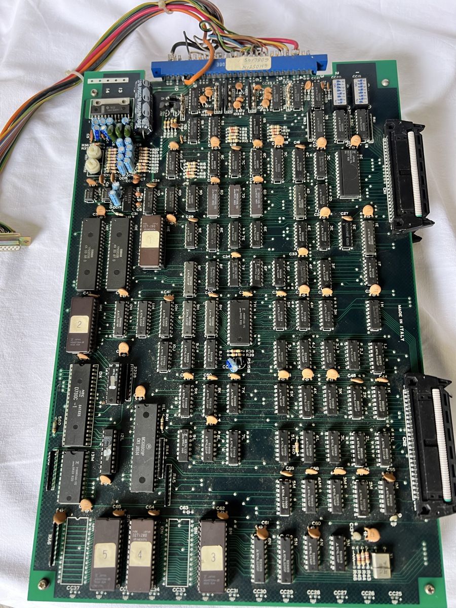 Slot Machine: Ghosts'n Goblins Arcade Platine PCB  – Usato da Nänikon venduto da Flipperbar 2