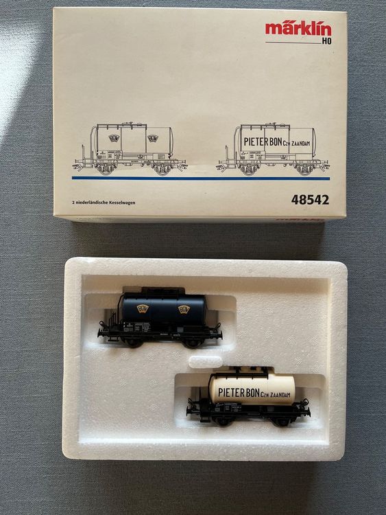 Märklin 48292 HO - Coffret De 2 Wagons Torpilles Neuf - Gris Et Marron - Échelle HO