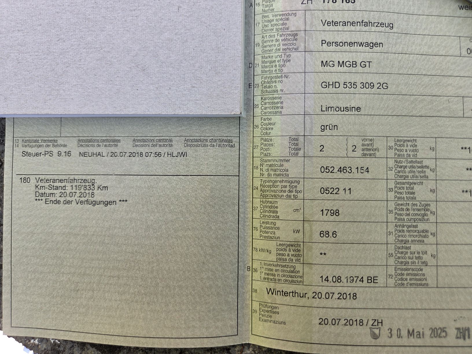 MG Automobili: MG B GT Oldtimer Erstlack Chrommodell – Nuovo (secondo la descrizione) da Uesslingen venduto da 1Atelier 9