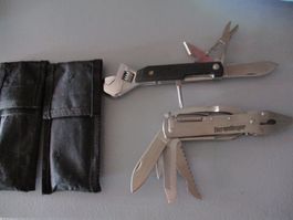 2 Multitool Klappwerkzeug mit Zange und Schraubendreher