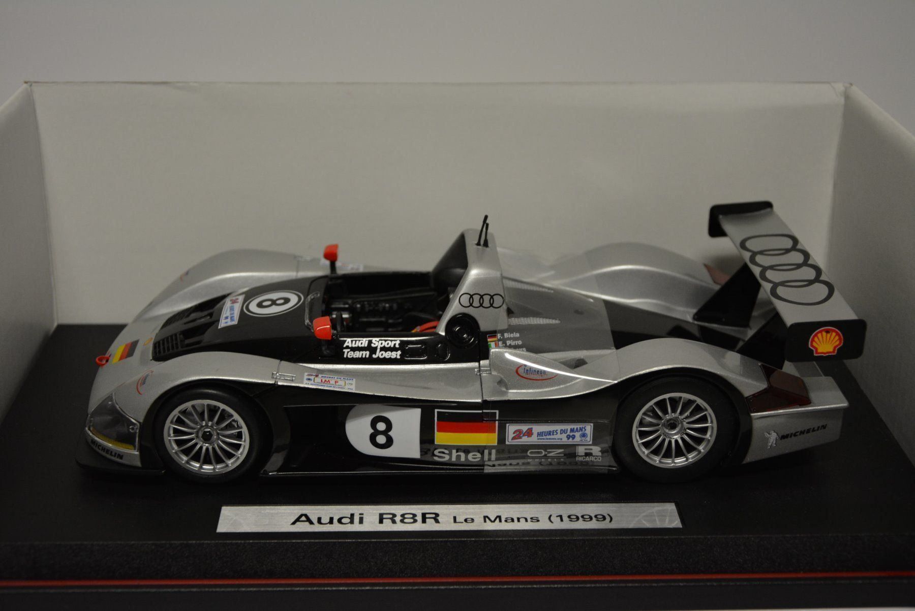 Audi Modellini d'auto: Audi R8R Le Mans 1999  , 1:18 – Nuovo e nell'imballaggio originale da Goldach venduto da Feivel9 1