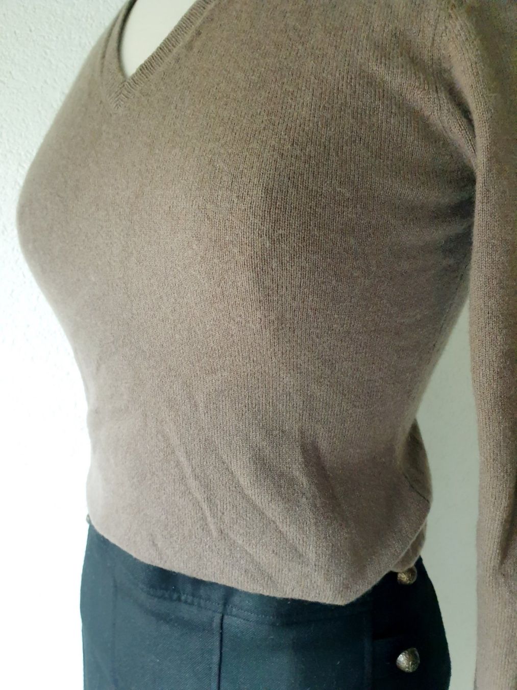 Maglioni & Felpe: CASHMERE KASCHMIR PULLI PULLOVER S 36 XS TOP zu JEANS JACKE – Nuovo (secondo la descrizione) da Elsau venduto da the-colorful-side 8
