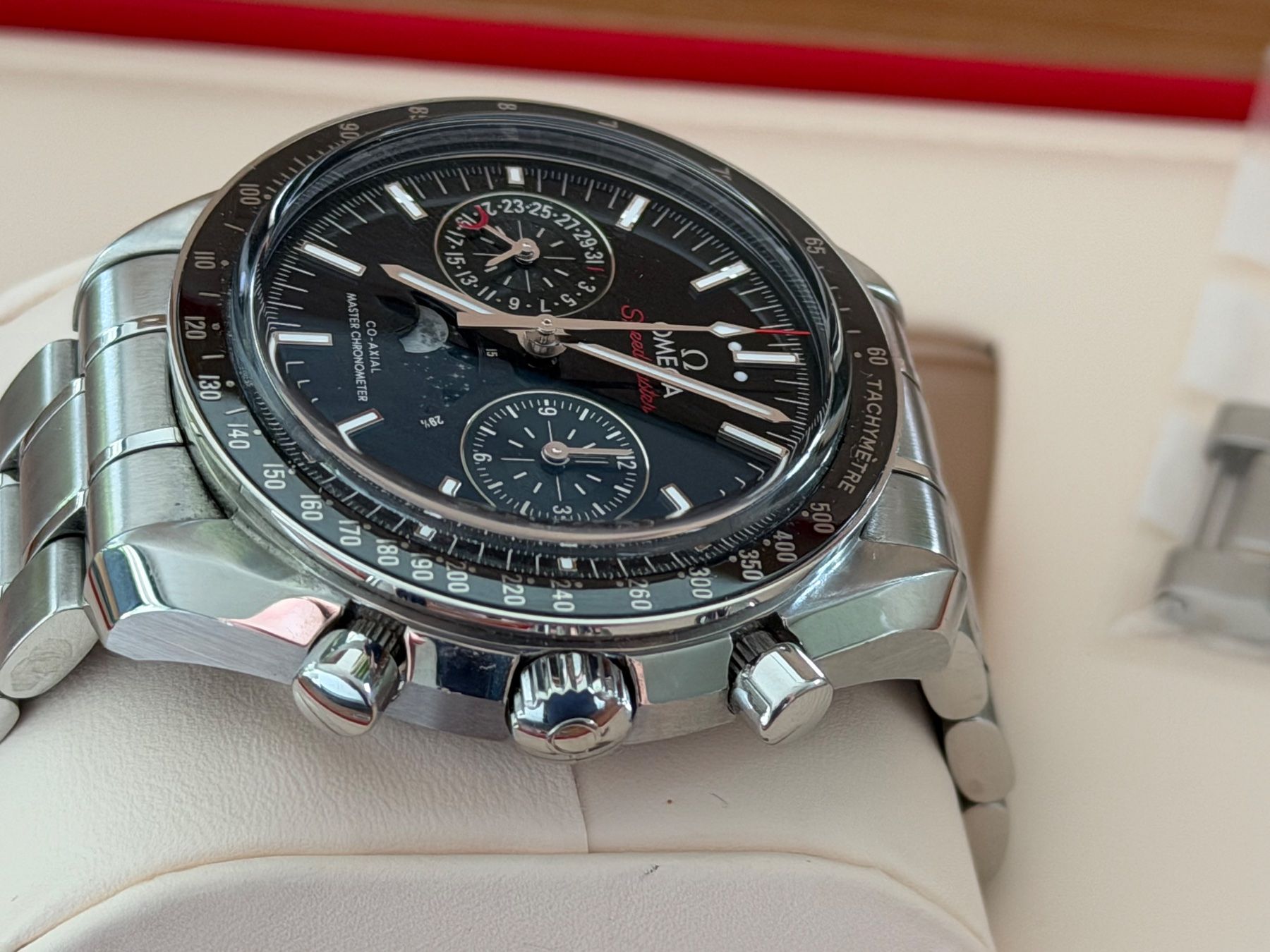 Omega Orologi: Omega Speedmaster Moonphase Chronowatch 44mm – Usato da Aarau venduto da trader1000 4