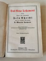 Das Neue Testament und Psalmen, M. Luther, Stuttgart 1914