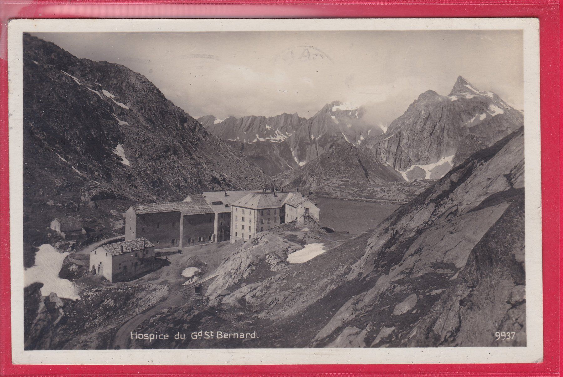 Cartoline postali: HOSPICE DU GRAND ST.BERNARD, – Usato da Oberrieden venduto da Gebirgsstelze
