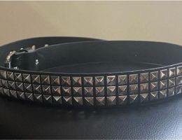 Punkrock Nietengürtel Schwarz  - Ceinture rivets punk noir