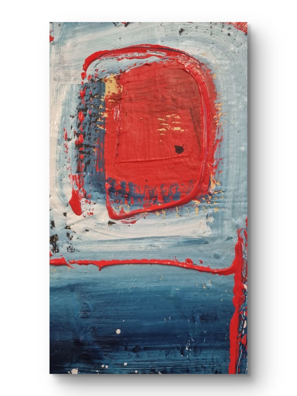 Gemälde: Originales abstraktes Bild 80x100cm – Neu (gemäss Beschreibung) aus Urdorf von Contra8 3