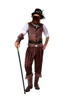 Herrenkostüm Steampunk Abenteurer XL