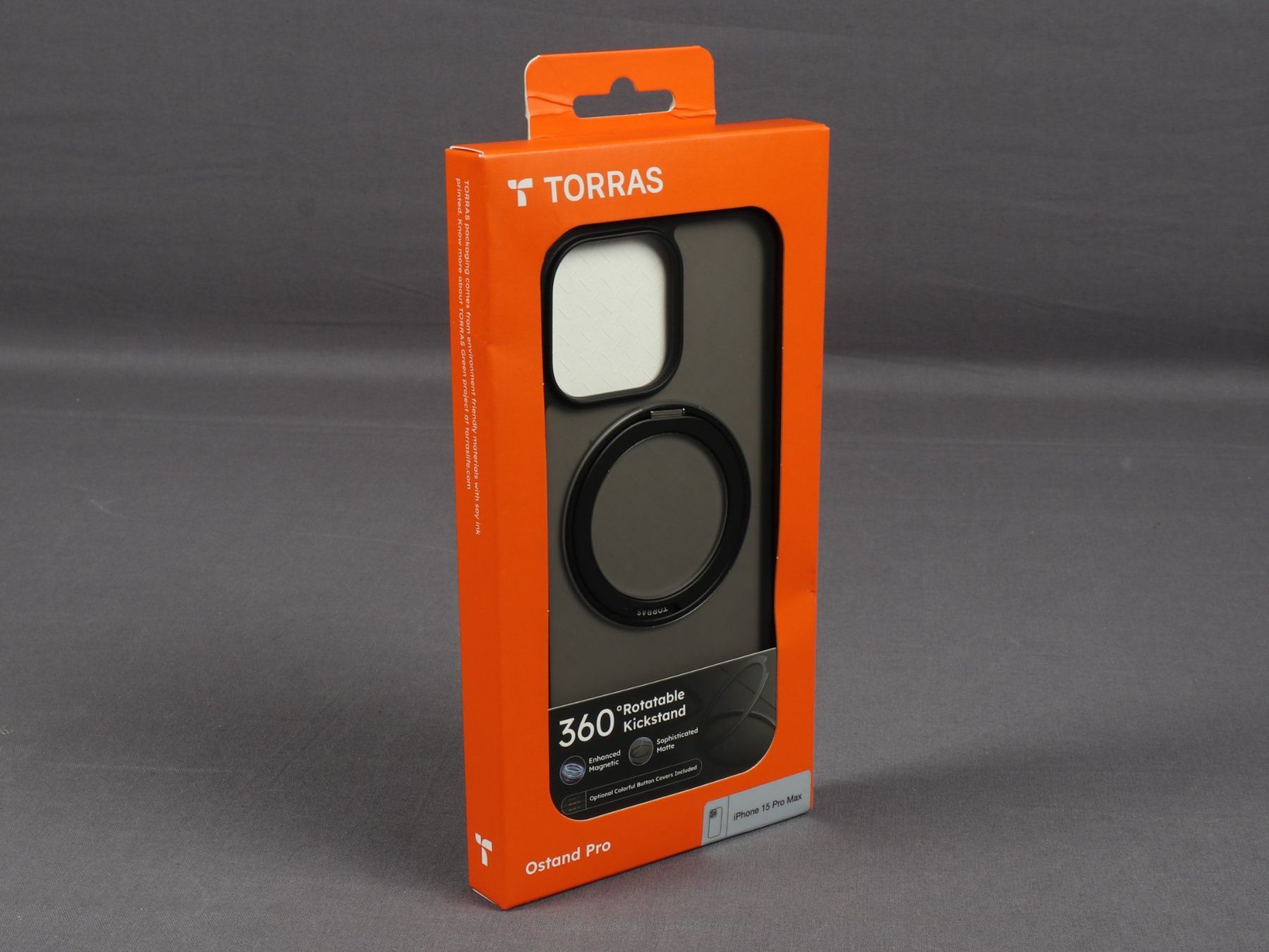 Cover & Protezioni schermo: TORRAS Ostand Pro iPhone 15 Pro Max Black – Nuovo (secondo la descrizione) da Steinen venduto da Restwert_Steinen 6