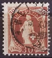 ST91) Stehende Helvetia, Abart Extreme Verzähnung LP