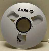 Vintage AGFA Tonbandspule, 26.5cm Durchmesser, leer(em62)
