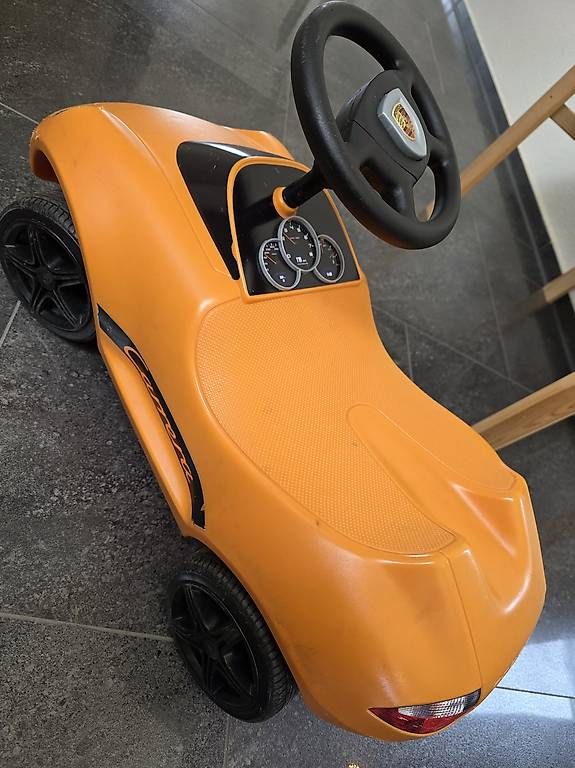 Fahrzeuge für Kinder: BIG Baby PORSCHE orange – Gebraucht aus Sins von littlesunshine84 3
