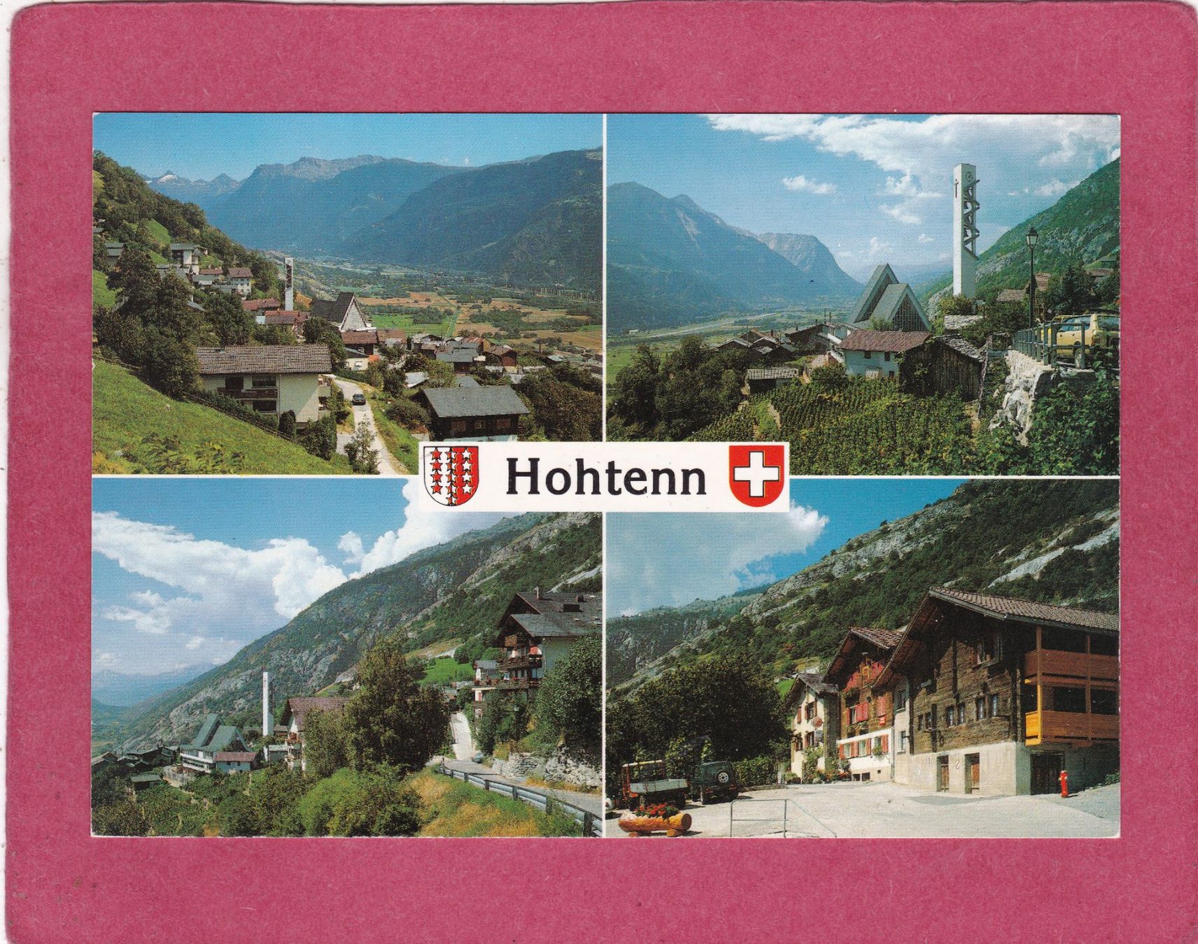 Ansichtskarten: Hohtenn Am Eingang des Lötschentals – Gebraucht aus Herisau von Lisegrat2008