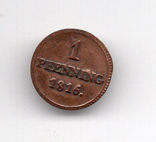 Tutti le monete: (1671) Appenzell, 1 Pfennig, 1816 – Usato da Rüthi (Rheintal) venduto da erdnuessli1