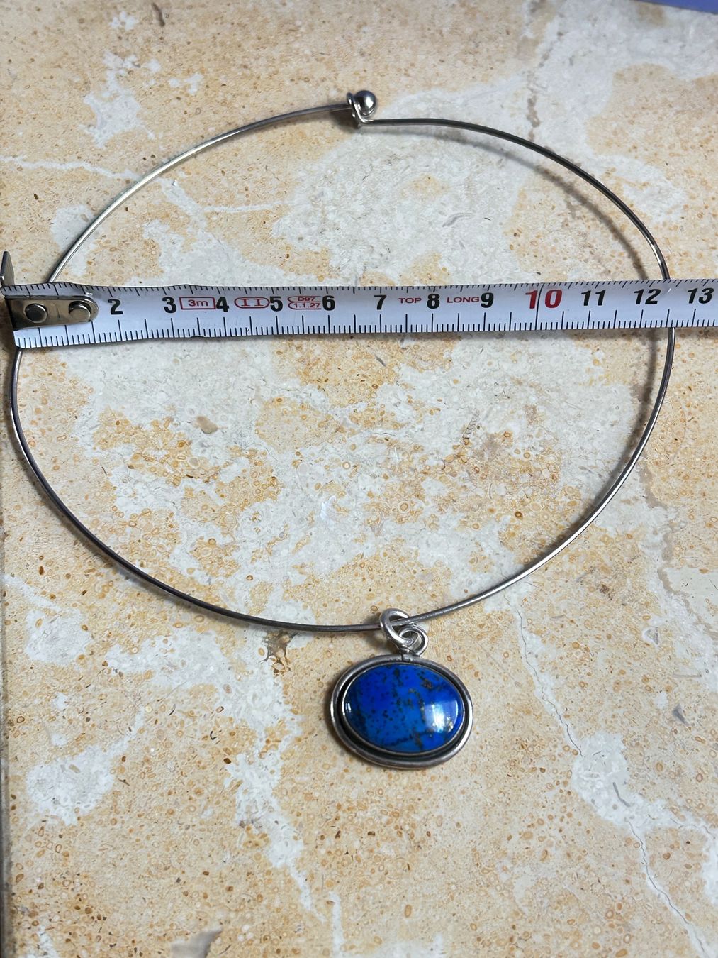 Ciondoli: Silberreif mit Anhänger, Lapislazuli (925) – Usato da Laufen venduto da belleskulptur 8