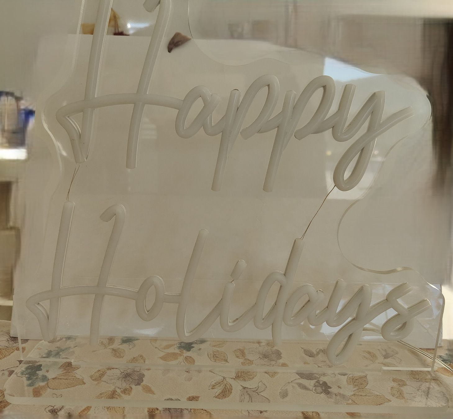 Tutte le decorazioni: HAPPY HOLIDAY - Neon Schild – Usato da Rancate venduto da Solo_cose_belle 9