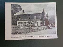 Alter Prospekt / Gasthaus Waldhaus Stöckalp ca. 1930