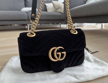 Gucci GG Marmot Black Velvet