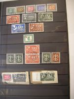 1945 LOT PAX, 2x AUF PAPIER, SCHÖNE STEMPEL