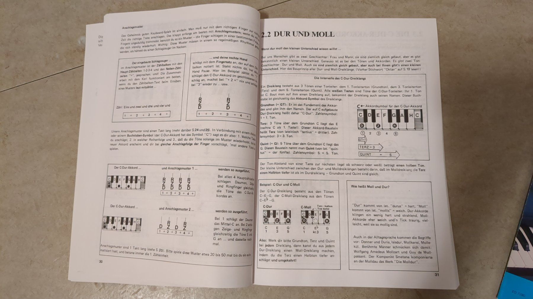 Libri: 2 Bücher/Booklets - Kurs zum Keyboard lernen – Usato da Basel venduto da haferkleie 3
