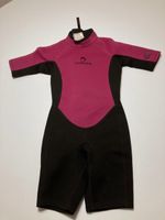 Combinaison Tribord 10 ans,rose/noir