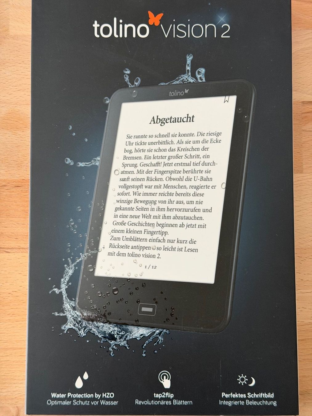 Tolino Tablet PC: E-Reader Tolino Vision 2 mit Originalverpackung gebraucht – Usato da Steinhausen venduto da MannvonWelt