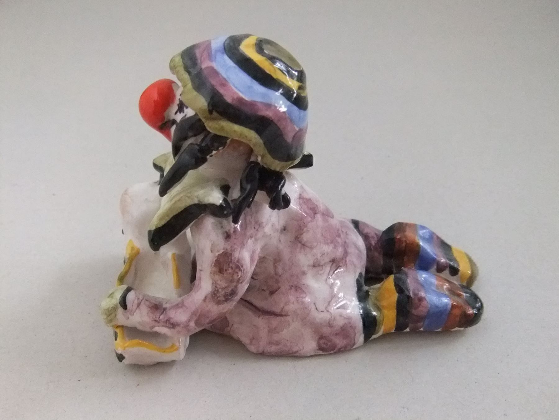 Statuette: Lustige Keramik Clown - Jakob Haas – Usato da Esslingen venduto da eintagammeer 4