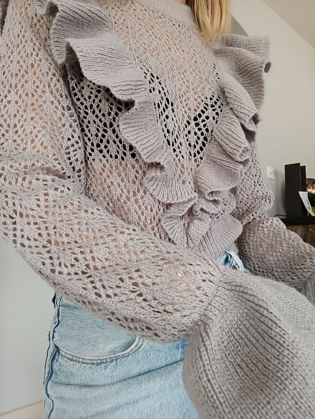 Maglioni & Felpe: PULL DIVIDED DE CHEZ H&M GRIS XXS – Usato da Sierre venduto da shirley04 1