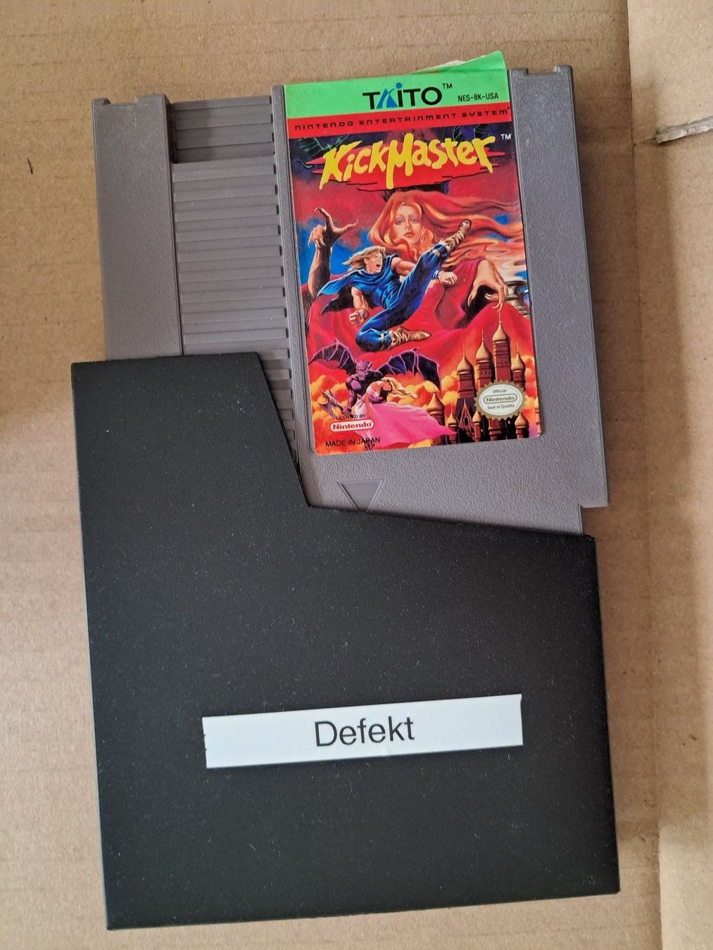 Spiele: KickMaster NES US Modul defekt – Gebraucht aus Wallisellen von Cyberfuexli