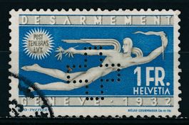 SBK 190 mit Perfin (Kreuz)