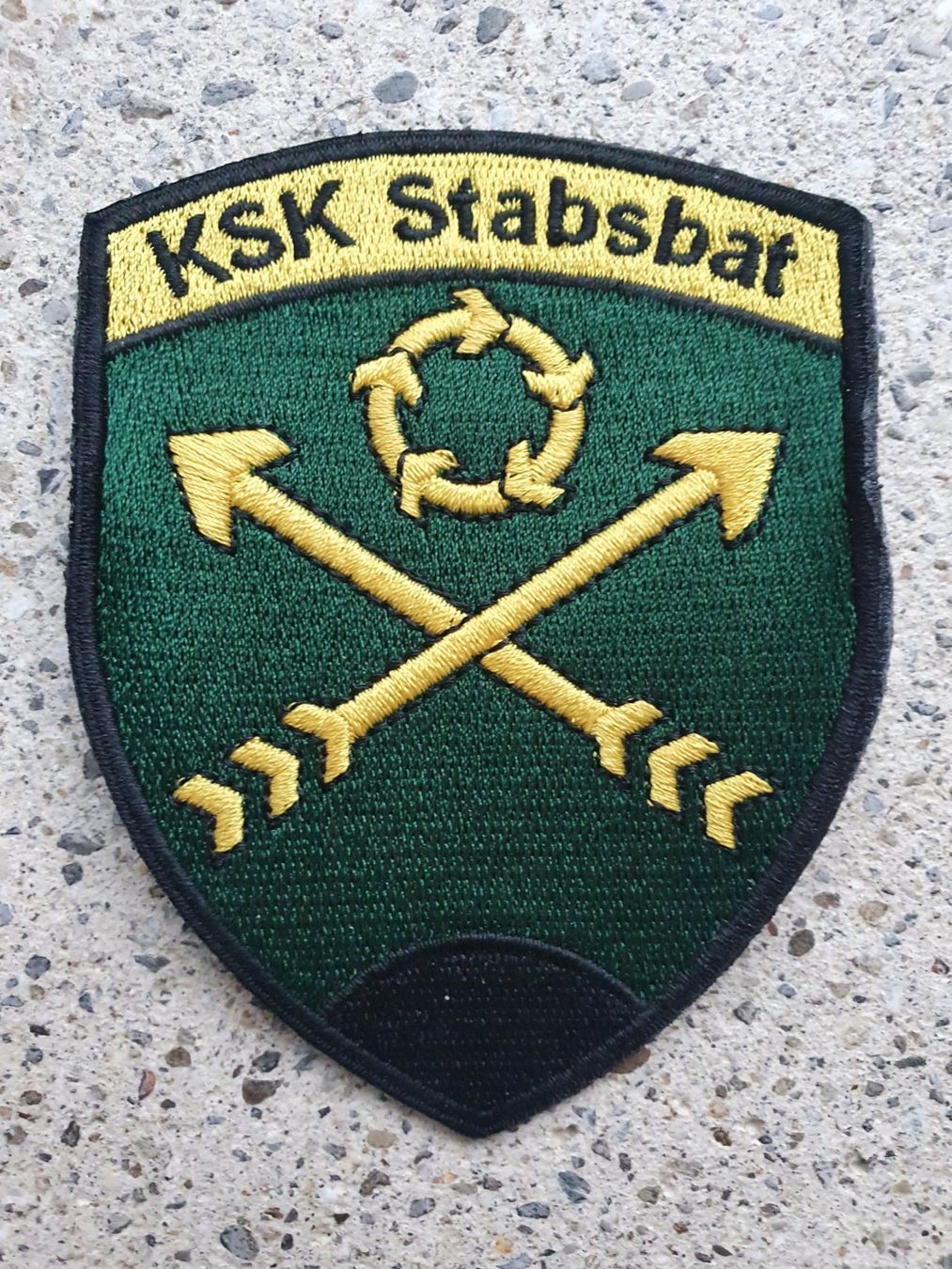 Plaketten & Abzeichen: Badge KSK Stabsbat schwarz ohne klett – Neu und originalverpackt aus Riedholz von fr_sIruP
