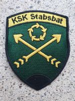 Badge KSK Stabsbat schwarz ohne klett